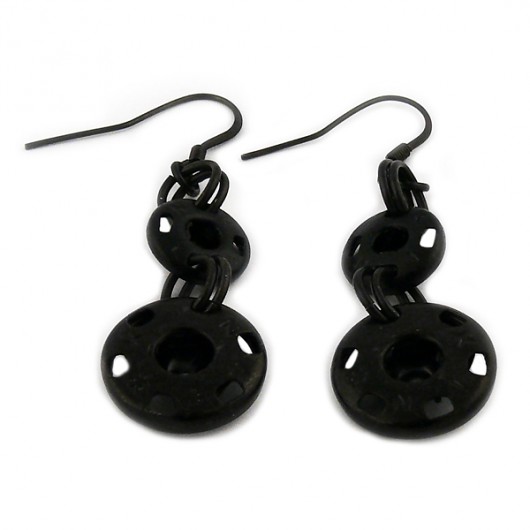 Beauty Industrial black snap Modny Design