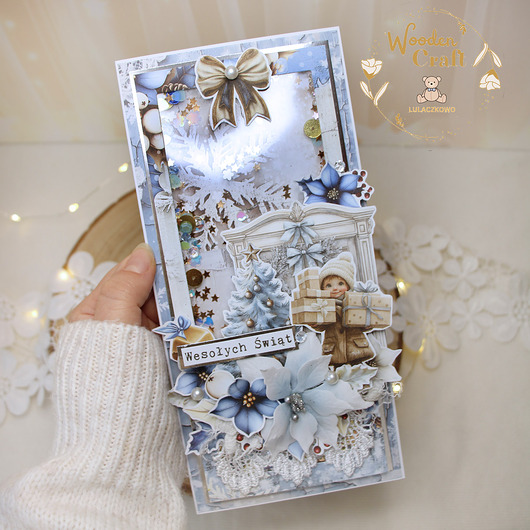 kartki świąteczne Kartka świąteczna Boże Narodzenie prezent "Christmas"