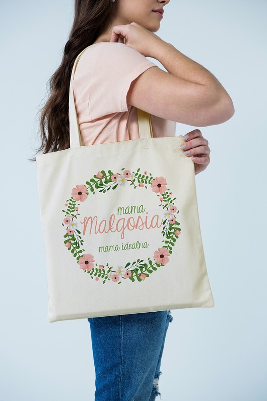 Torba bawełniana dla mamy- Dzień Matki (imię) AllbagAllprints