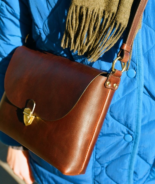 torby na ramię NUEVA torebka gorzka czekolada