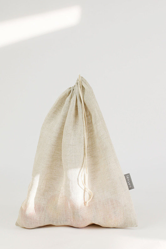 woreczki wielorazowe Lniany woreczek na zakupy