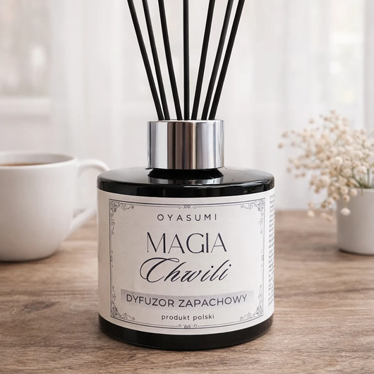 dodatki - różne Dyfuzor zapachowy z patyczkami Magia Chwili 100 ml  irys pralina porzeczka
