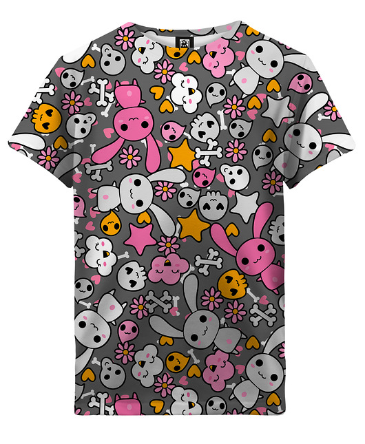 t-shirty dla dziewczynki T-shirt Girl DR.CROW Skull Rabbit