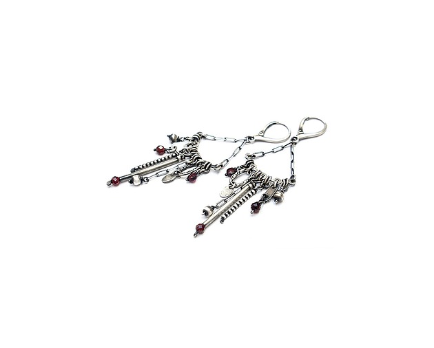 kolczyki srebrne Kolczyki srebrne Patyczki vol. 8