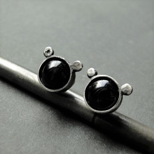 kolczyki srebrne Sztyfty Mickey cz.6