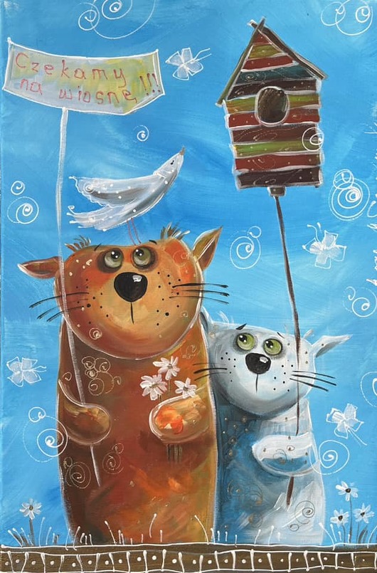 obrazy Czekamy na wiosnę. Giclee