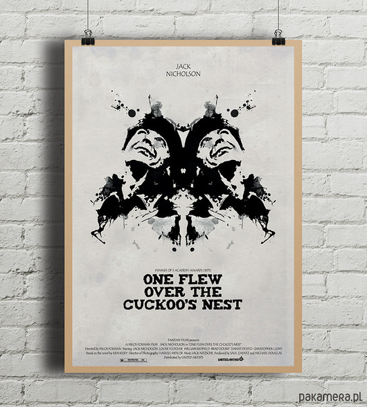 Plakat Lot Nad Kukułczym Gniazdem  minimalmill