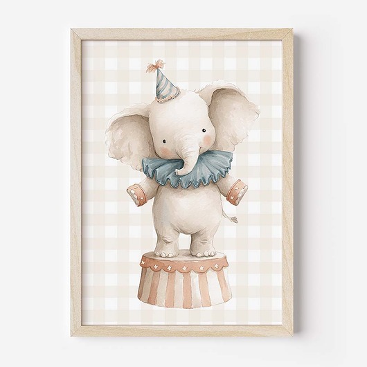 obrazy i plakaty do pokoju dziecięcego Plakat Na Ścianę Dla Dzieci Bajkowy Cyrk nr. 12