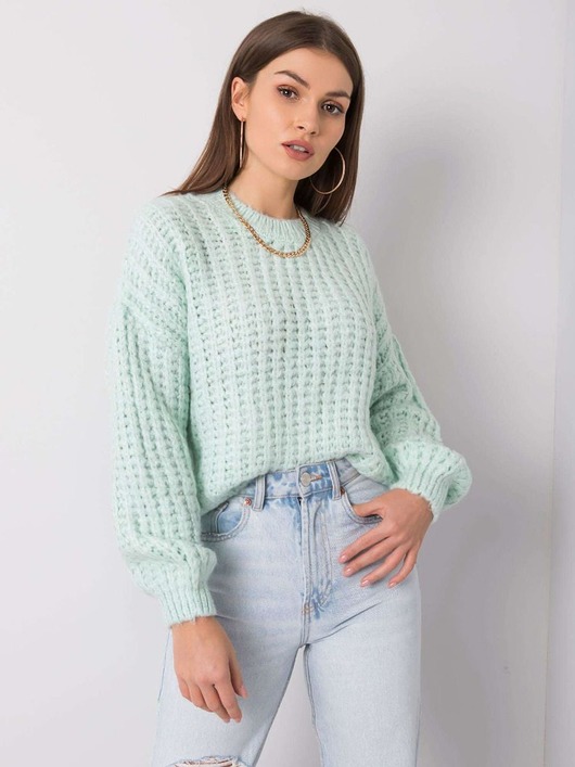 Sweter Miętowy Malaga PROMESE