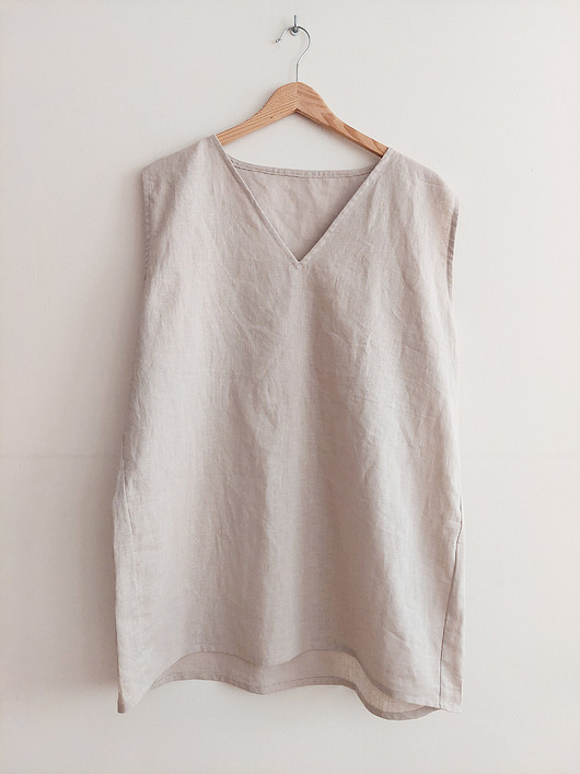 topy damskie Bluzka "LATO", len 100%