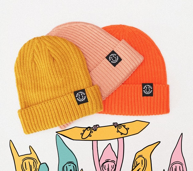 czapki damskie Czapka w prążki Ribbed Beanie