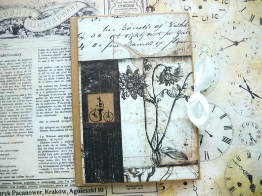 Notes Notatnik Dziennik Pamiętnik - styl Vintage Not Only Paper