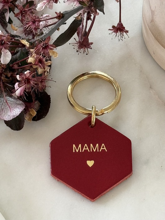 breloki Brelok skórzany "Mama"