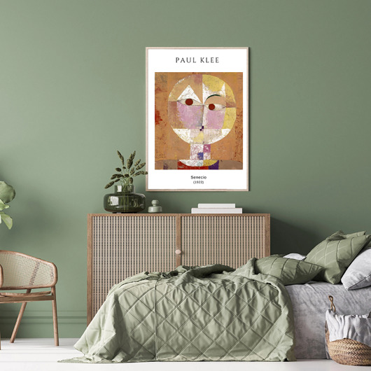 plakaty PLAKAT Paul Klee, plakat abstrakcyjny, Senecio