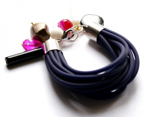 Rubber glam Republika jewelry
