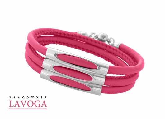 Bracelet in pink. Lavoga