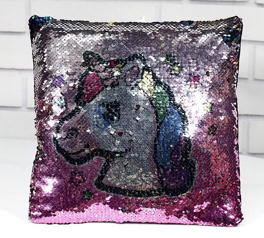 Poduszka UNICORN cekiny magiczne zmieniające się estilo