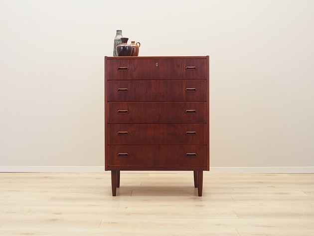 komody i szafki Komoda tekowa, duński design, lata 70, produkcja: Dania