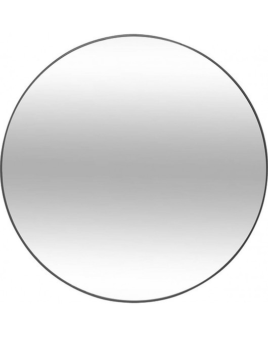 lustra stojące i wiszące Lustro Metalowe Lustro Dekoracyjne Grande Czarne 110 cm