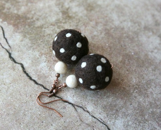 kolczyki w kropeczki LUULE