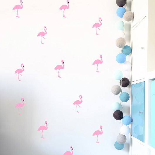 FLAMINGI naklejki ścienne loonybin