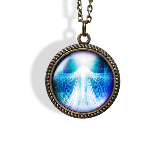 wisiory Medalion, talizman - Uwolnienie - brąz