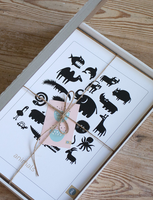 Plakat Animals A4 HI LITTLE