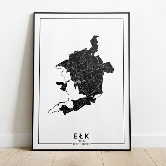 plakaty Plakat Miasto - Ełk