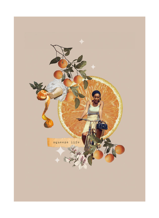 plakaty Focusy Kolaż plakat A4 z afirmacją