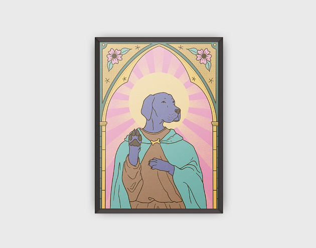 plakaty Plakat Saint Doggo