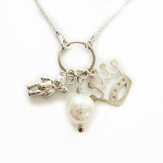 srebrne naszyjniki Trzy Odcienie Duszy- Naszyjnik z przesłaniem