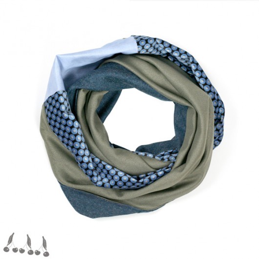 ::: tuba MIX BLUE KHAKI ::: uniqo