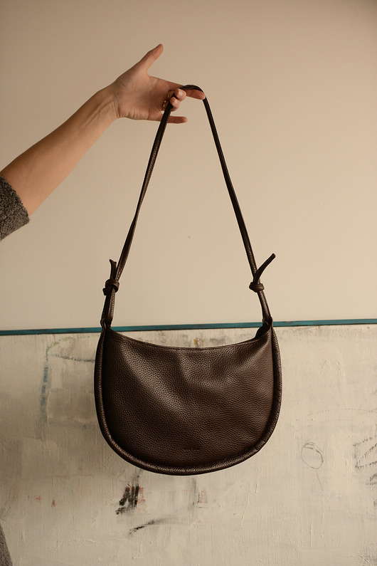 torby na ramię Ruby - skórzana brązowa torba na ramię