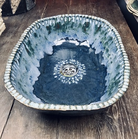 Ceramiczna umywalka "Morska toń" Ceramystiq