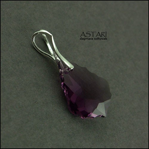kryształ SWAROVSKI I SREBRO - AMETHYST - ZAMÓWIENIE Astari