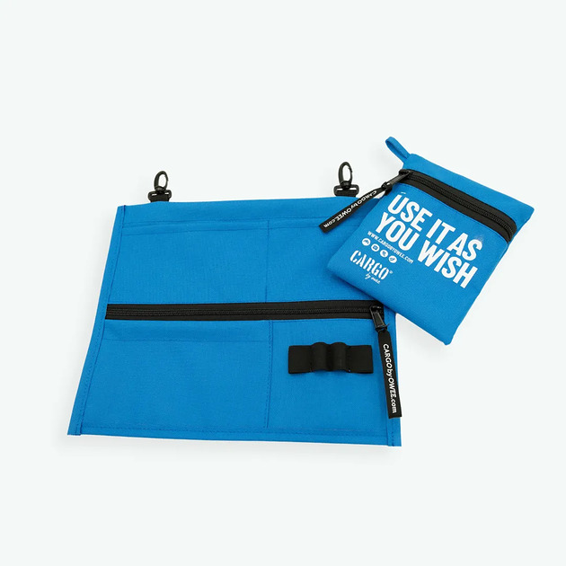 pokrowce i etui - różne Zestaw PREZENTOWY - ORGANIZER SMALL + SASZETKA  BLUE