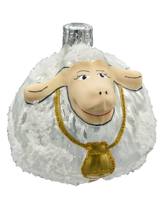 ozdoby choinkowe Bombka choinkowa: Owieczka z dzwonkiem