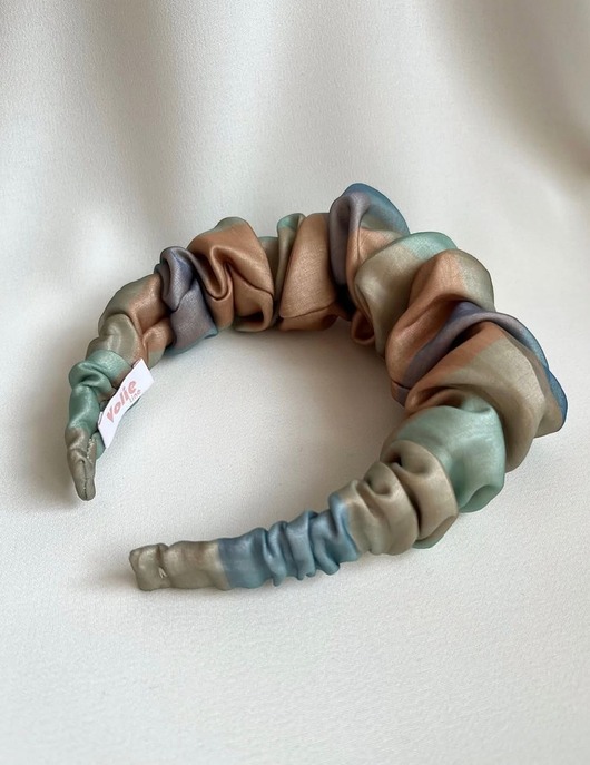 opaski do włosów Jedwabna opaska Aurora Maxi