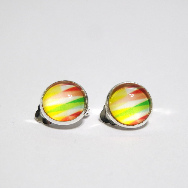 klipsy Klipsy - Trójkąty kolorowe