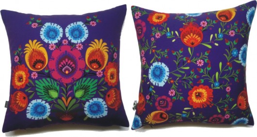 Dwie poduszki folk Gaul Designs