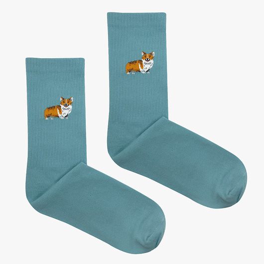 skarpetki męskie Skarpetki Sportowe Piesek Corgi
