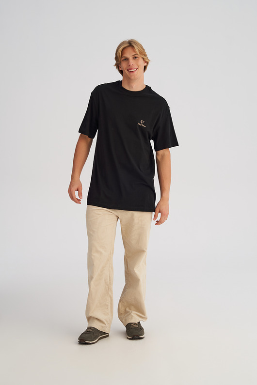 t-shirty męskie Koszulka męska LONG FIT Dir-Ar czarna