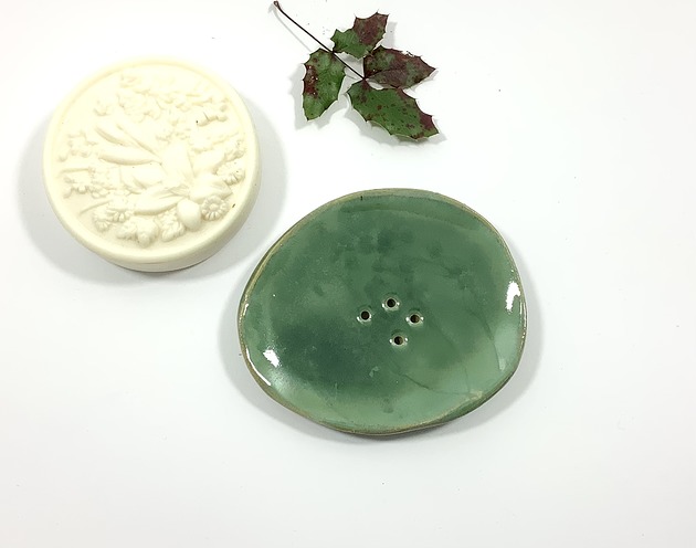 mydelniczki Mydelniczka ceramiczna "Zieleń"