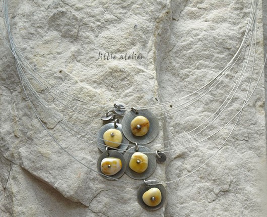 mleczny bursztyn little atelier
