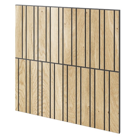 Ozdoby na ścianę Panel frezowany - Amsterdam 60x60 cm