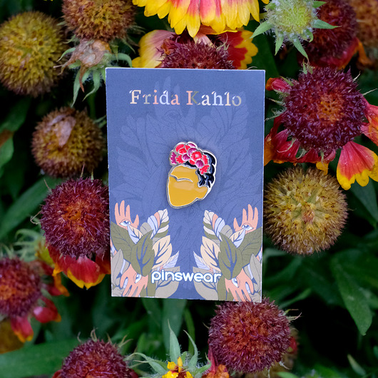 przypinki Pins Frida Kahlo Gold