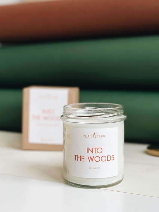 świece zapachowe INTO THE WOODS Świeca sojowa DUŻA 260 g
