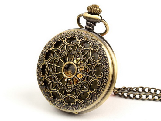 zegarki na łańcuszku Słoneczna Energia - Drobiny Czasu - zegarek mechaniczny