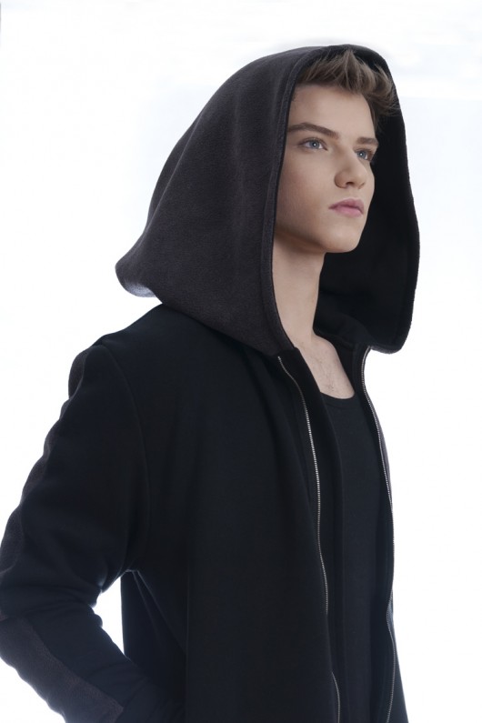 Bluza z kapturem Purple Vader HebeQuss
