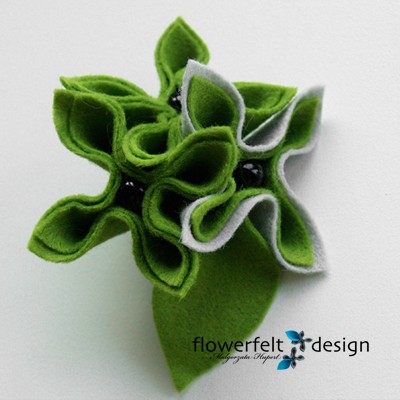 Wiosenna- Biżuteria Autorska FlowerFelt Design